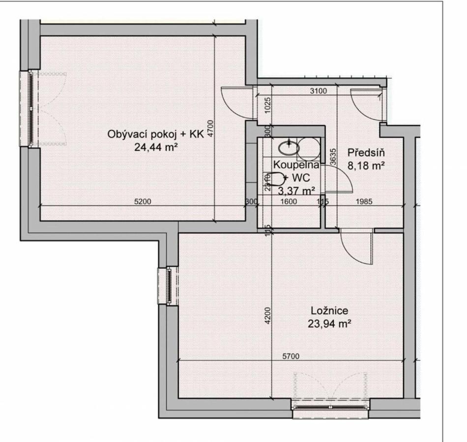 דירות Říčky Apartman Nad Terasou מראה חיצוני תמונה